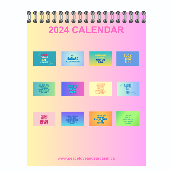 2024 Same Shit Different Year Calendar