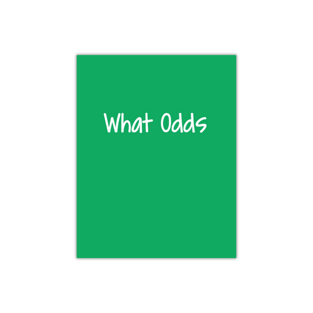 What Odds Greeting Card