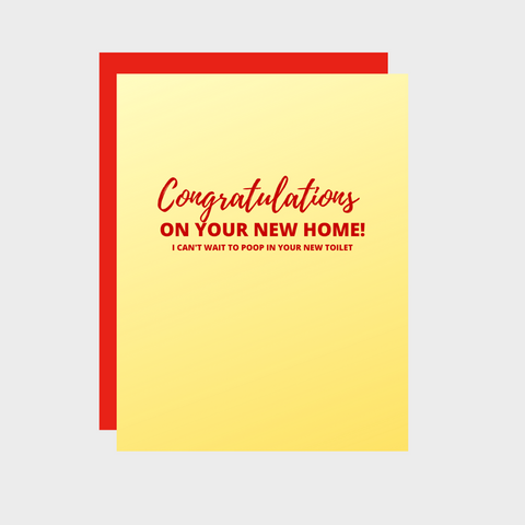 Congratulations on your new home