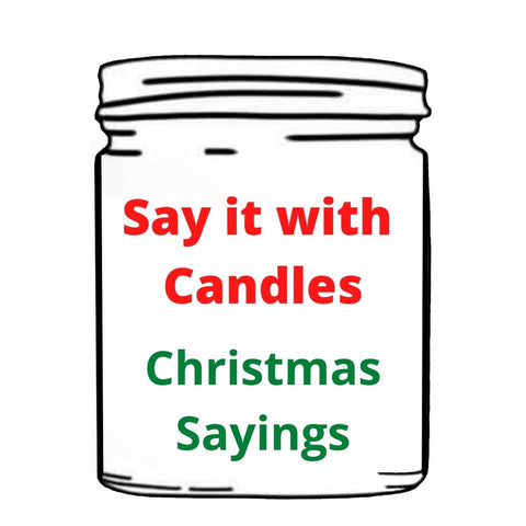 Say it with Candles - Christmas